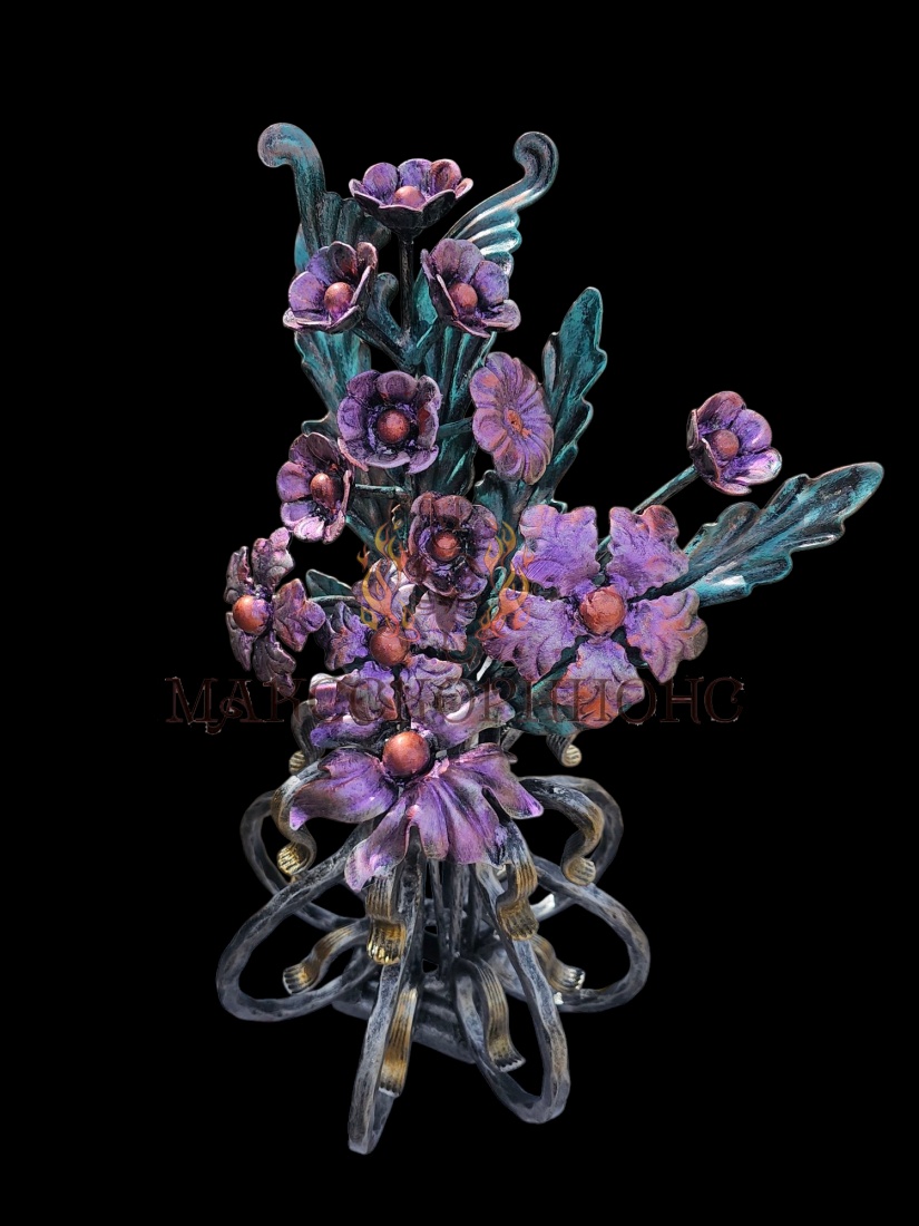 Кованая ритуальная ваза - "ГРАЦИЯ "