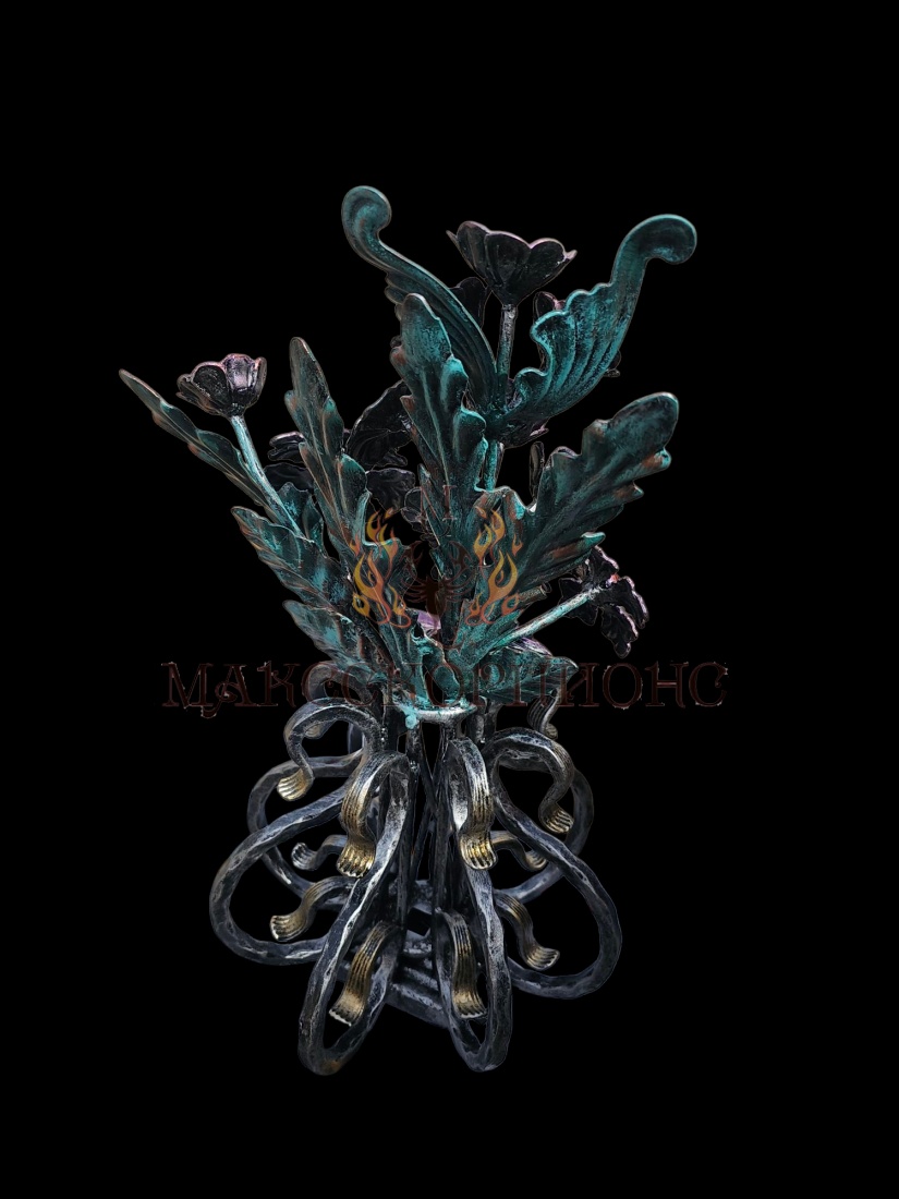 Кованая ритуальная ваза - "ГРАЦИЯ "